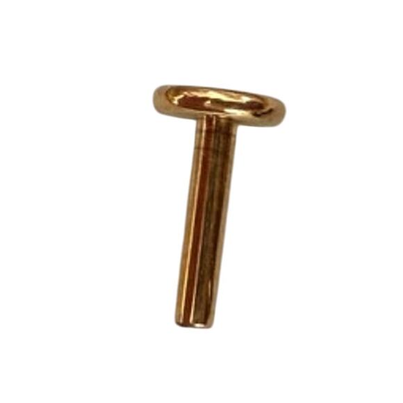 18 Gauge Post (1MM post thickness) Gold plated Titanium - Picture 3 of 3